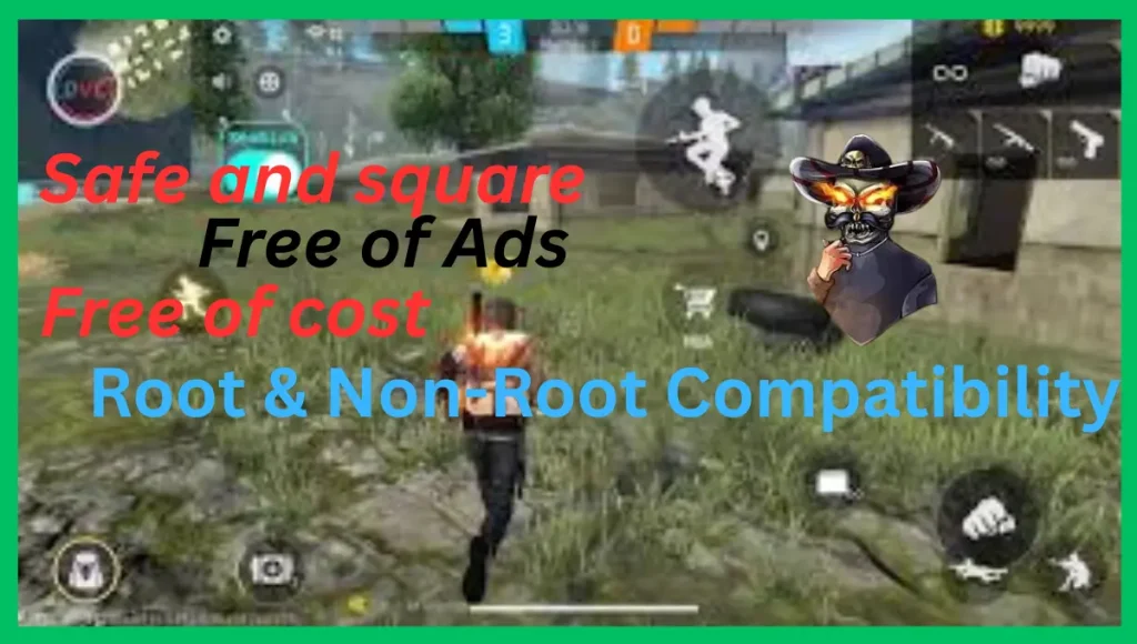 Neskotruco FF APK features showing Free Fire skins, diamonds, and boosters